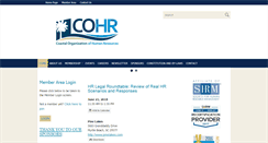 Desktop Screenshot of coastalhr.org