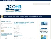 Tablet Screenshot of coastalhr.org